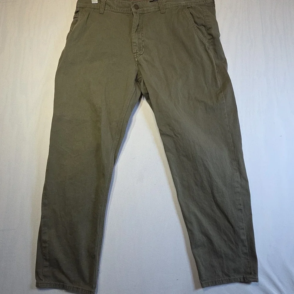 Banana Republic Athletic Fit Chino Pants Mens 36x32 Olive Green Cotton Casual